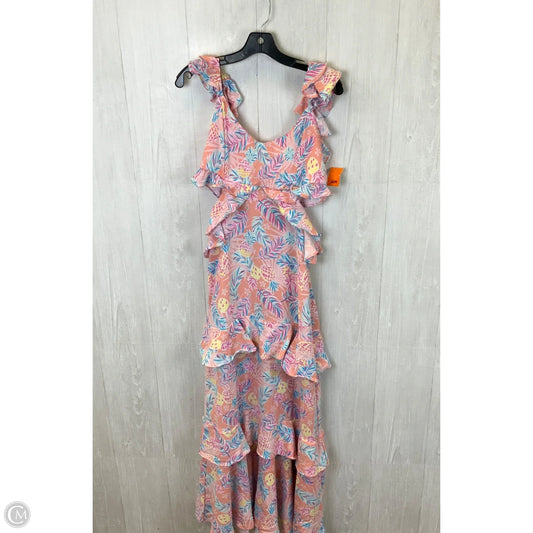 Dress Casual Midi By Simply Southern In Pink, Size: M