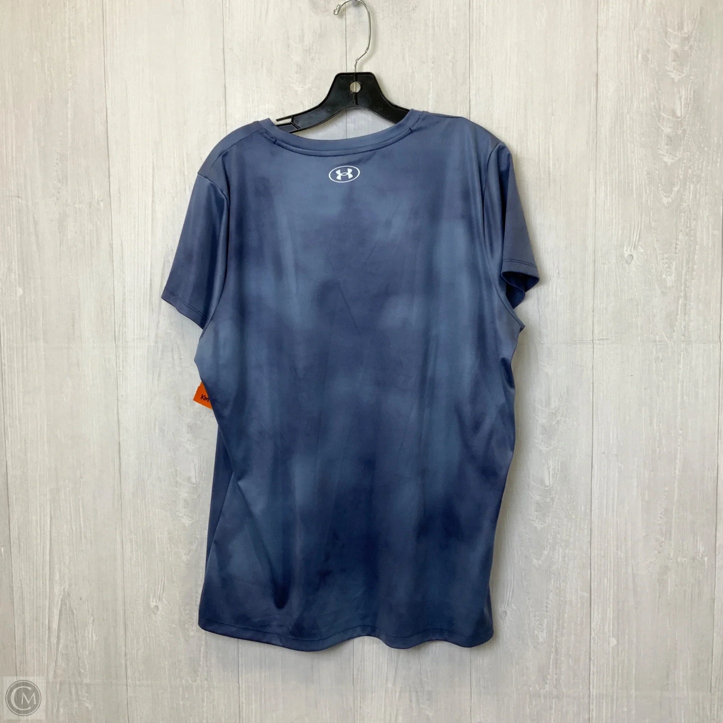 Top Short Sleeve By Under Armour In Blue, Size: 2x