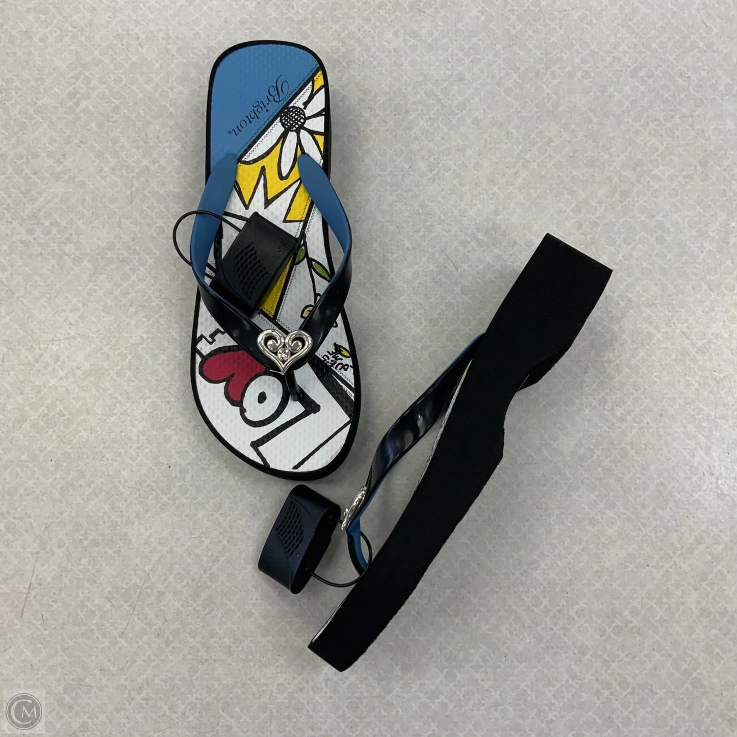 Sandals Flip Flops By Brighton In Black, Size: 7