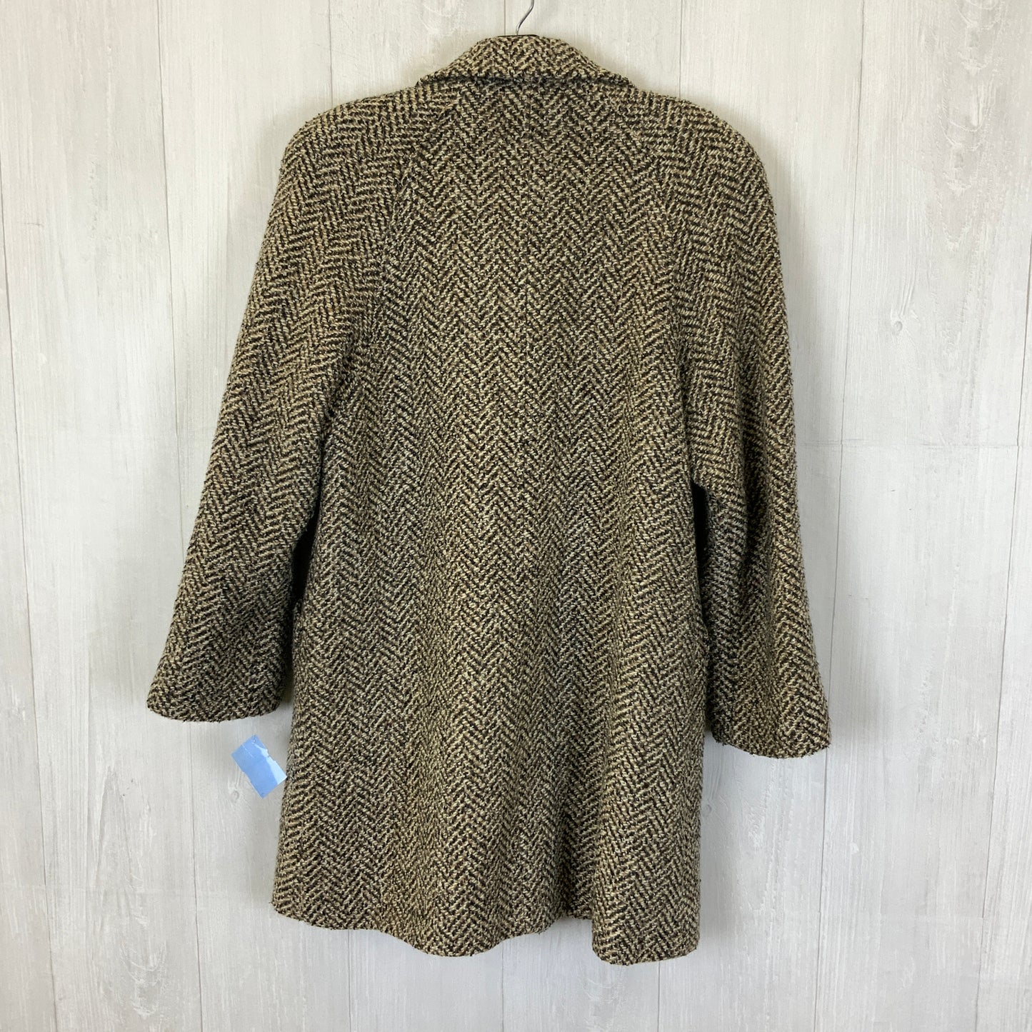 Coat Peacoat By Clothes Mentor In Brown, Size: L