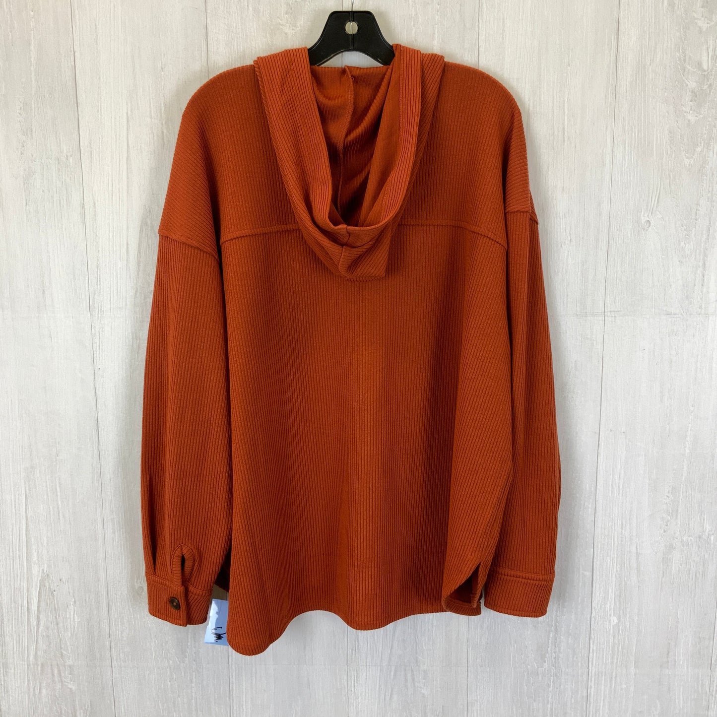 Jacket Fleece By Time And Tru In Orange, Size: Xl