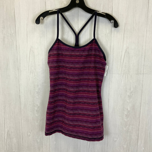 Athletic Tank Top By Lululemon In Purple, Size: 8