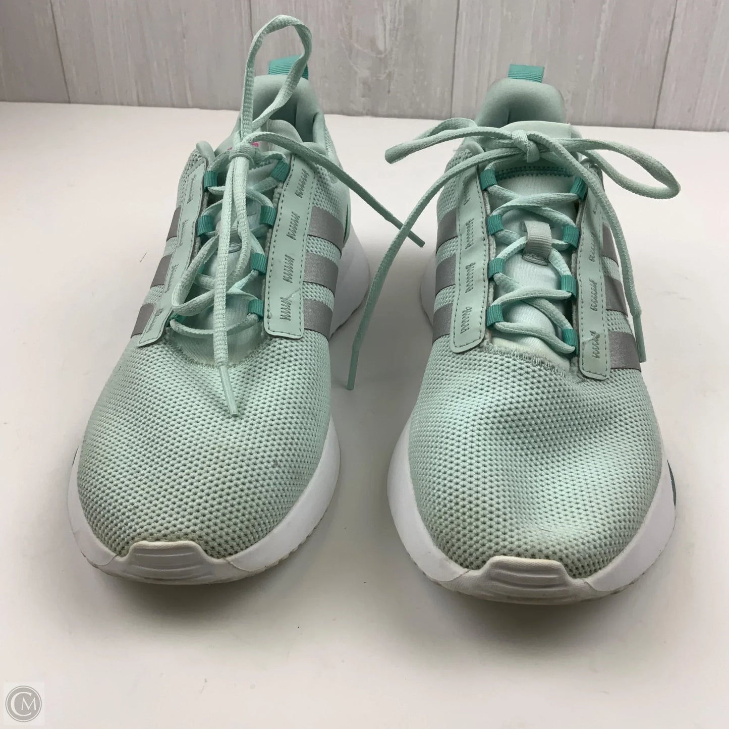 Shoes Athletic By Adidas In Blue & Pink, Size: 7