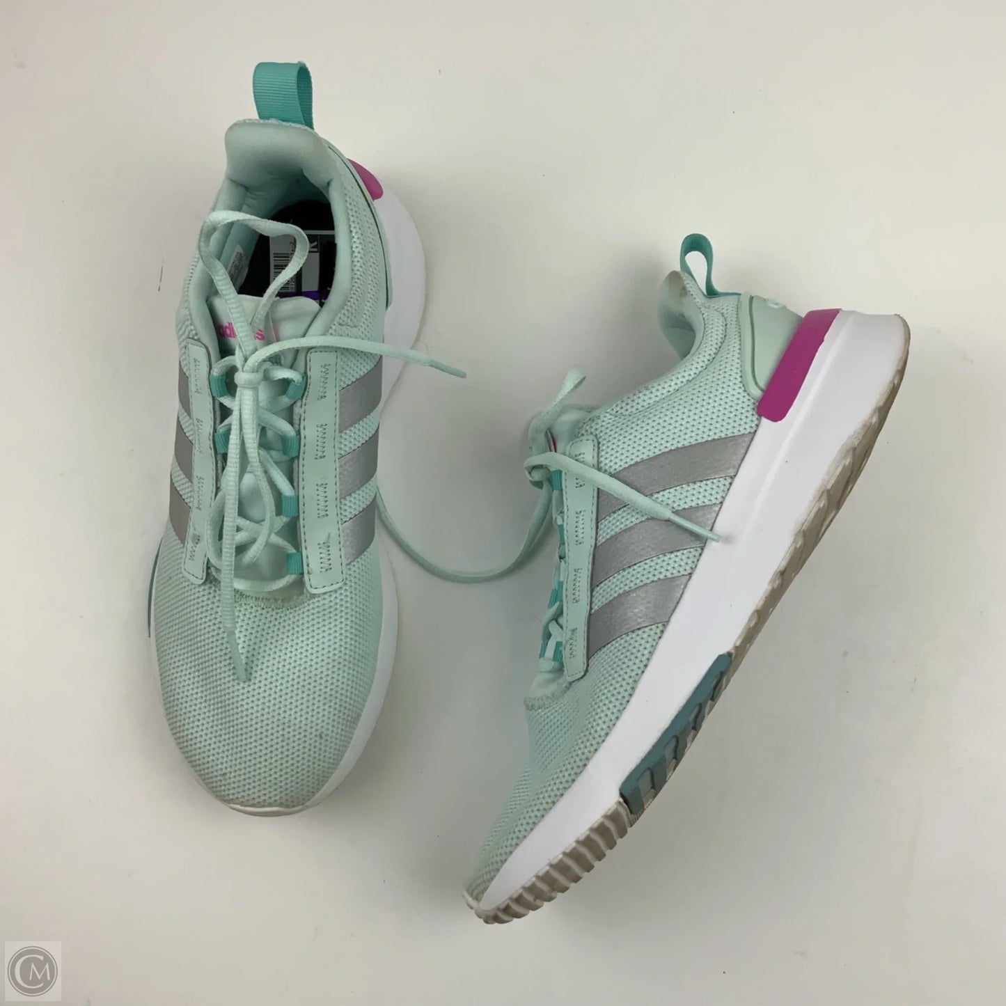 Shoes Athletic By Adidas In Blue & Pink, Size: 7