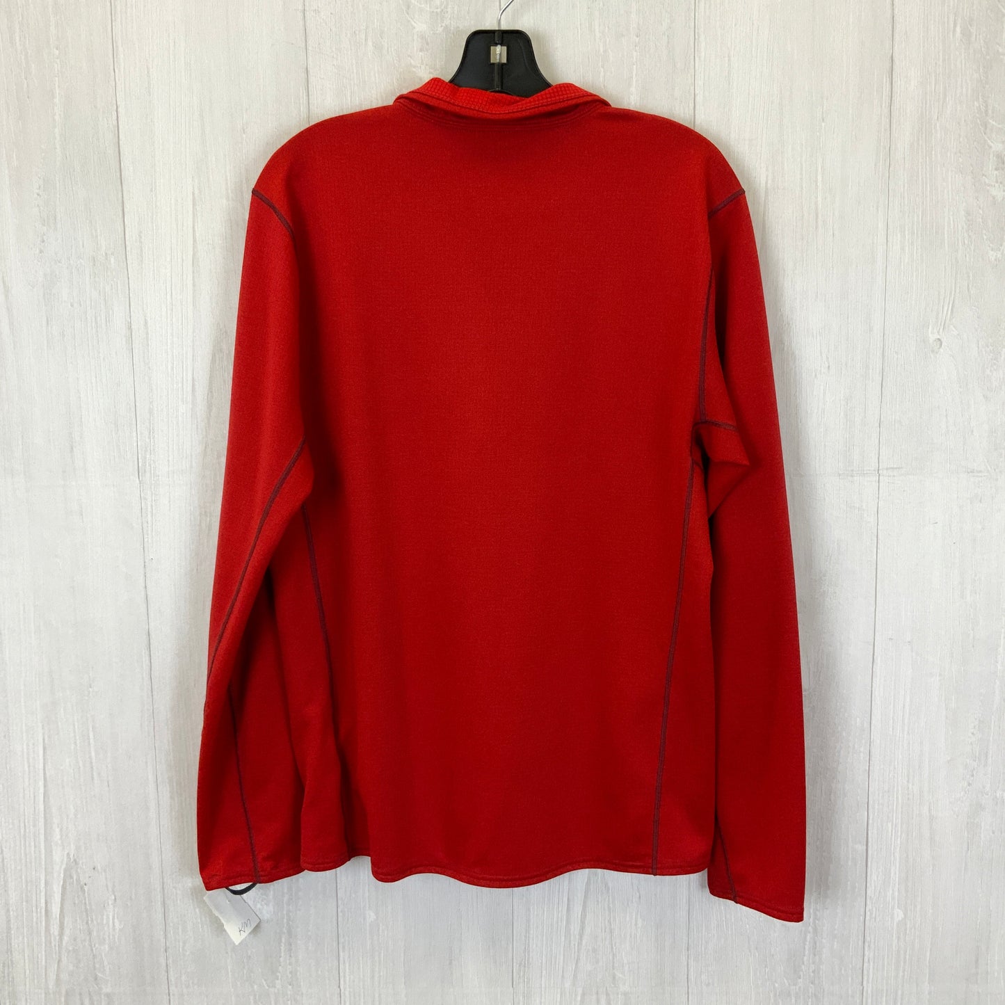 Athletic Top Long Sleeve Collar By Patagonia In Red, Size: M