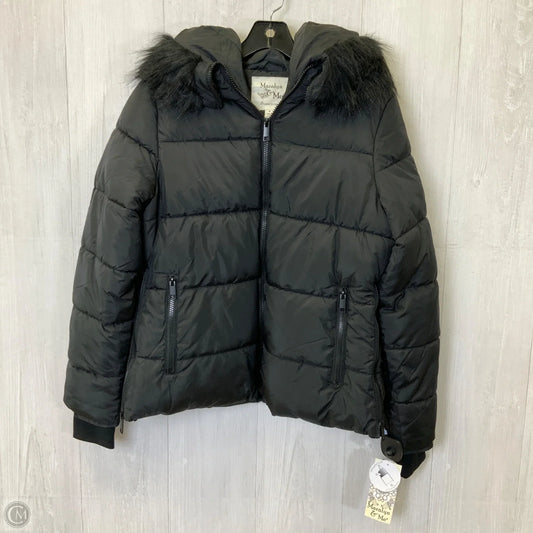 Jacket Puffer & Quilted By Clothes Mentor In Black, Size: M