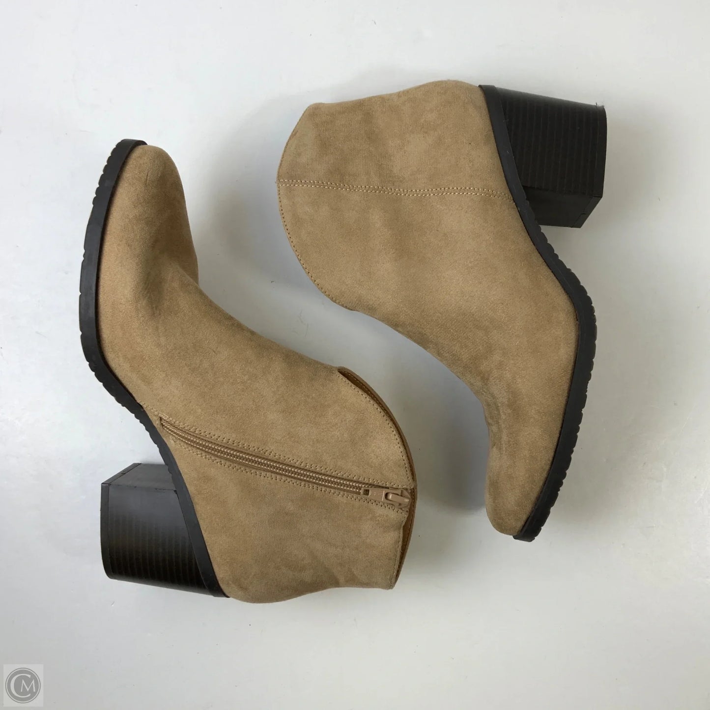 Boots Ankle Heels By White Mountain In Tan, Size: 9