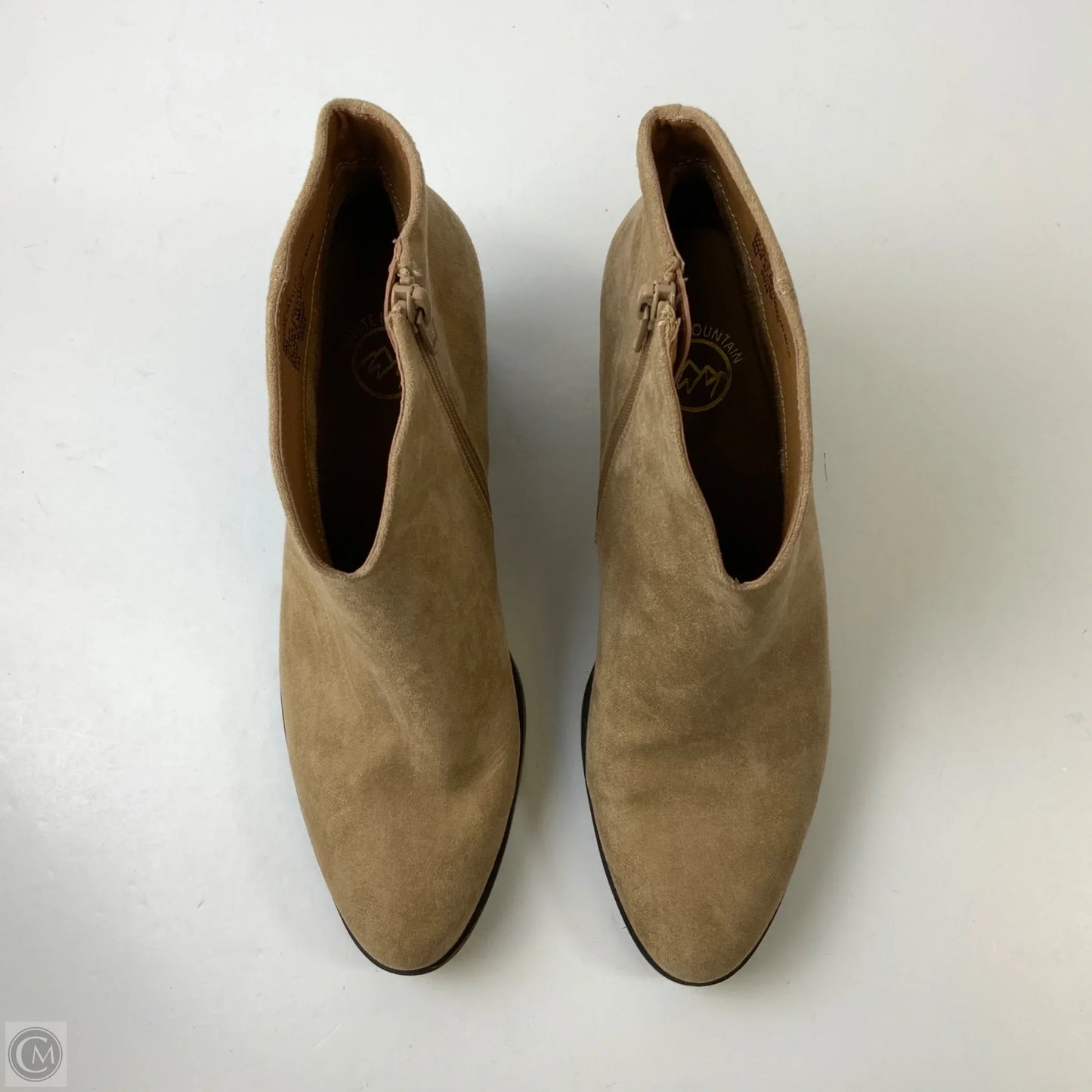 Boots Ankle Heels By White Mountain In Tan, Size: 9