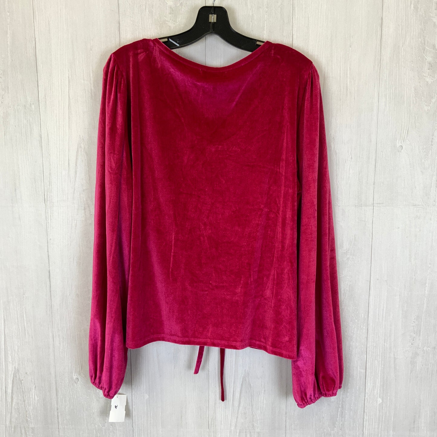 Top Long Sleeve By Clothes Mentor In Pink, Size: Xl