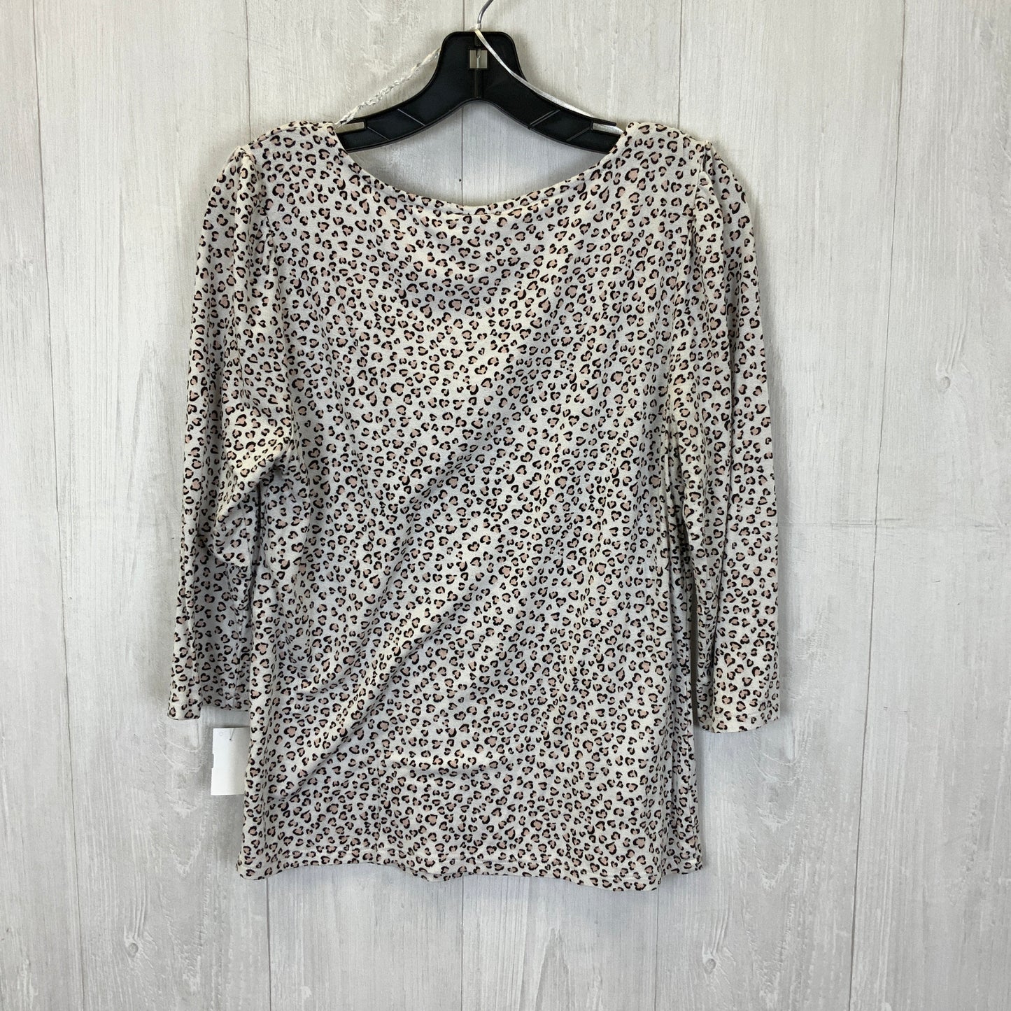 Top Long Sleeve By Elle In White, Size: L