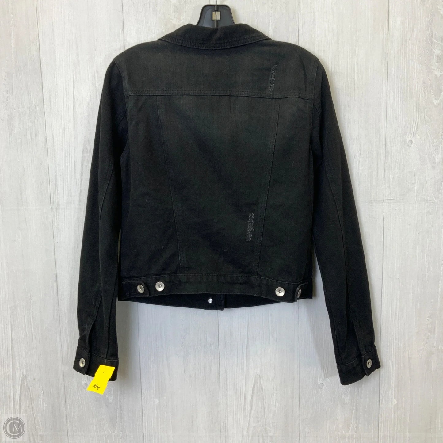 Jacket Denim By Ci Sono In Black Denim, Size: S