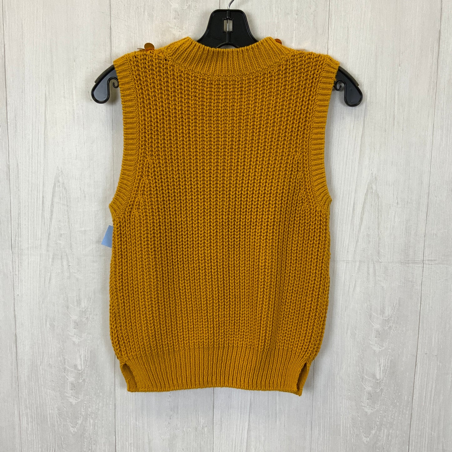 Vest Sweater By H&m In Yellow, Size: S