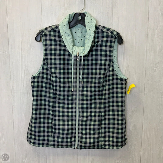 Vest Puffer & Quilted By Clothes Mentor In Plaid Pattern, Size: S