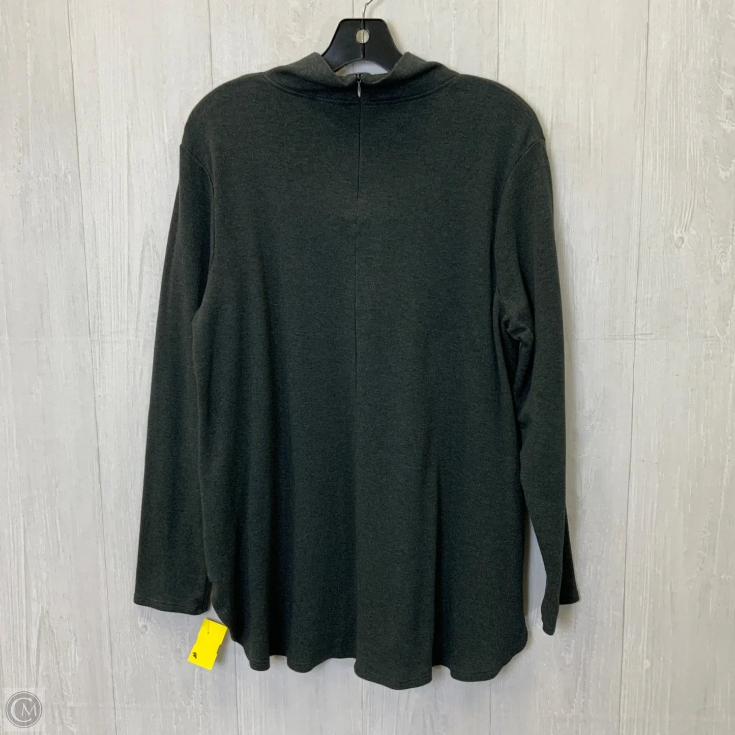 Top Long Sleeve Basic By Chicos In Grey, Size: L