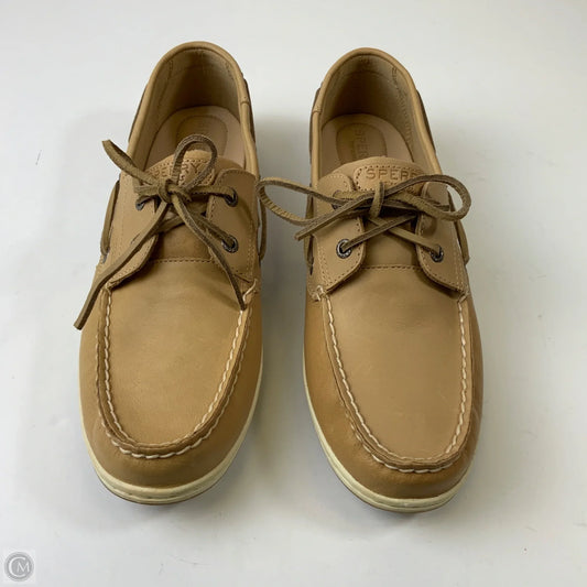 Shoes Flats By Sperry In Brown & Purple, Size: 12