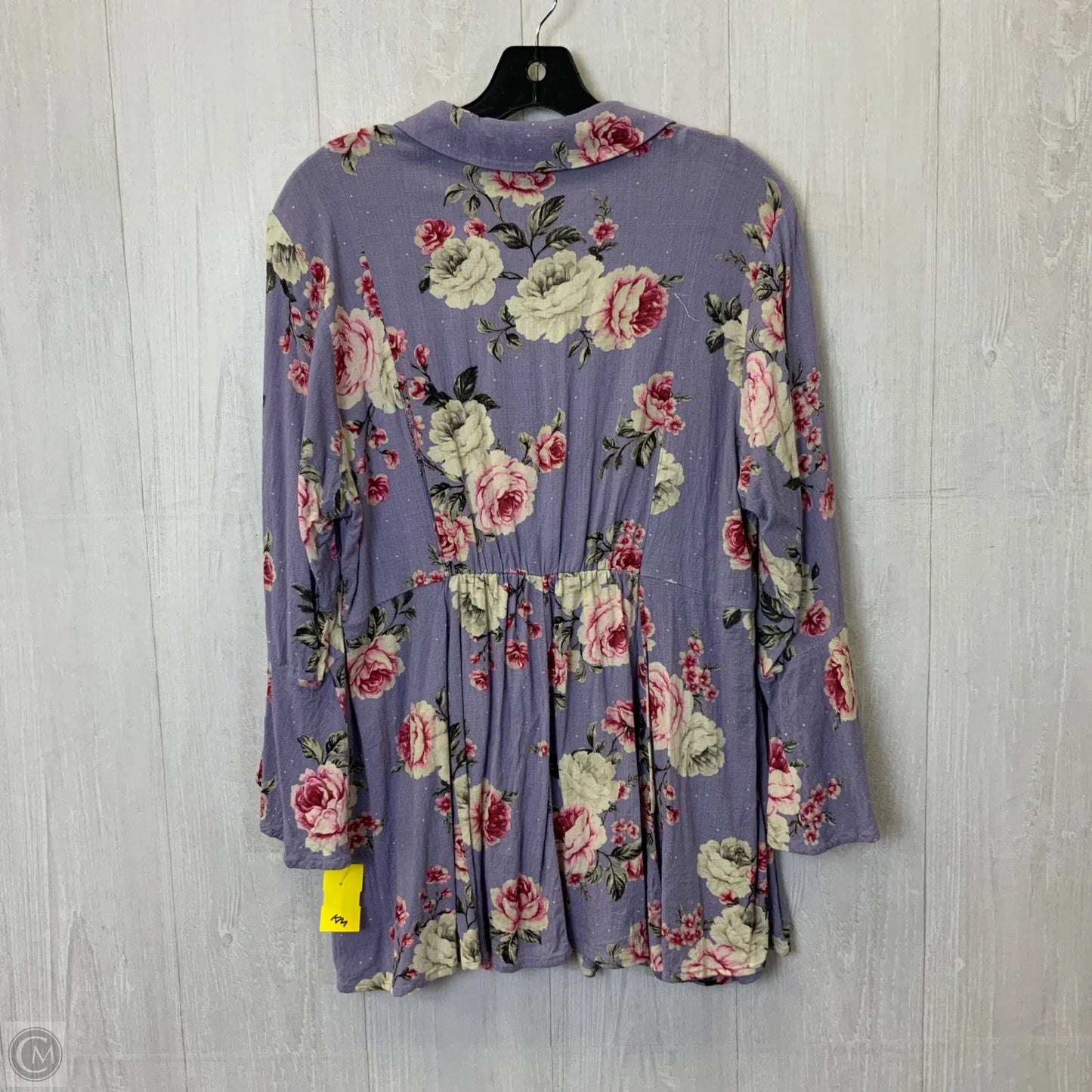 Top Long Sleeve By Torrid In Floral Print, Size: 1x