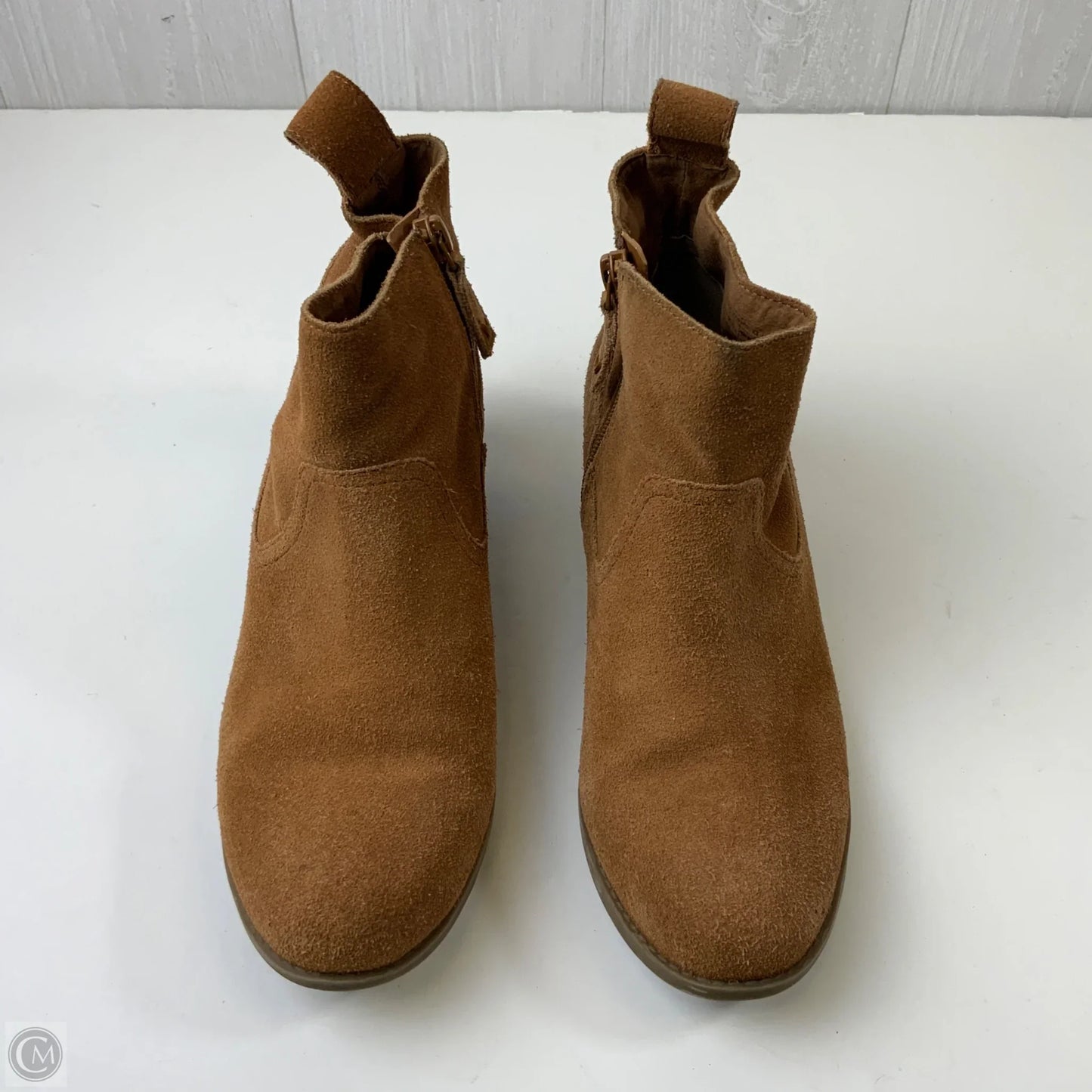 Boots Ankle Flats By Vionic In Brown, Size: 8.5