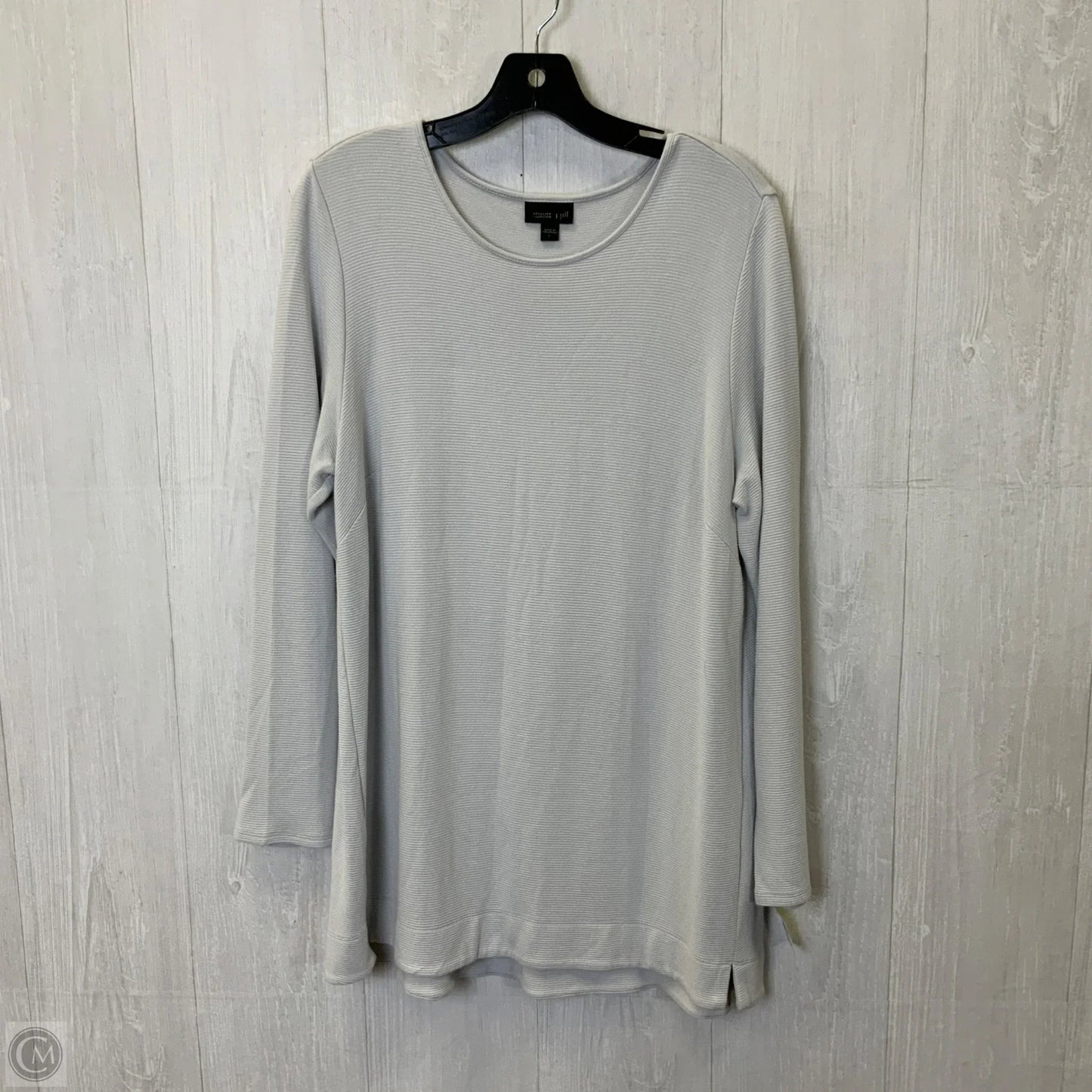 Tunic Long Sleeve By J. Jill In Grey, Size: L