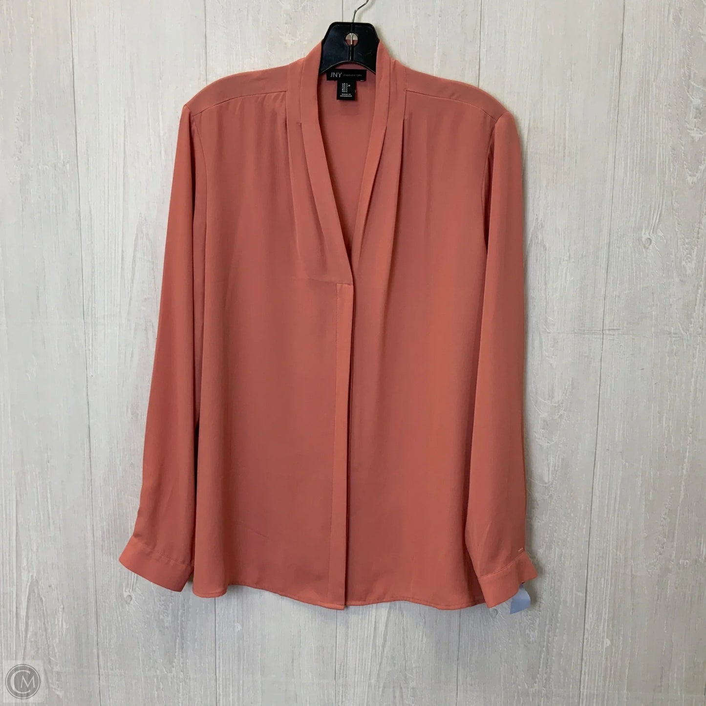 Blouse Long Sleeve By Jones New York In Mauve, Size: L