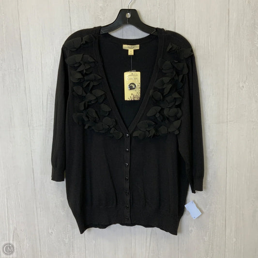 Cardigan By Clothes Mentor In Black, Size: 1x