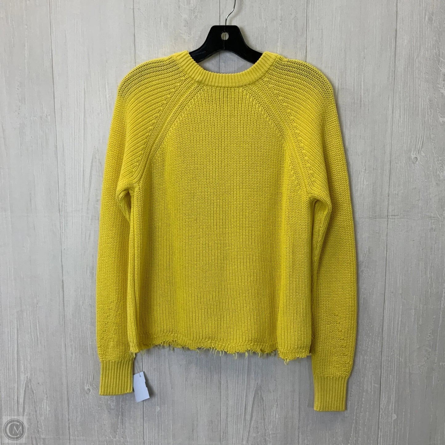Sweater By Clothes Mentor In Yellow, Size: L
