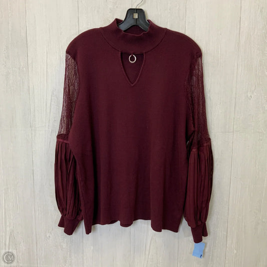 Top Long Sleeve By Belldini In Purple, Size: 2x