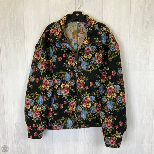 Jacket Shirt By Clothes Mentor In Black, Size: Xxl