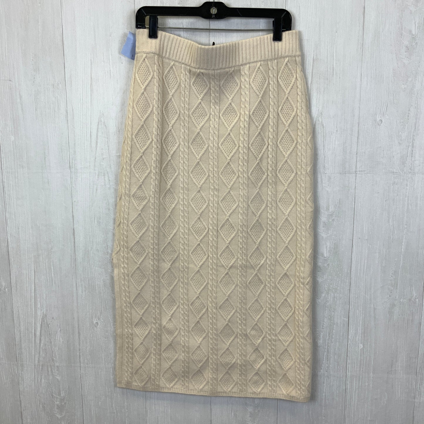 Skirt Midi By Mng In Cream, Size: Xl