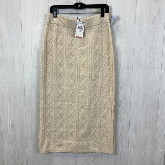 Skirt Midi By Mng In Cream, Size: Xl