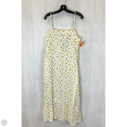 Dress Casual Maxi By J. Crew In Floral Print, Size: L