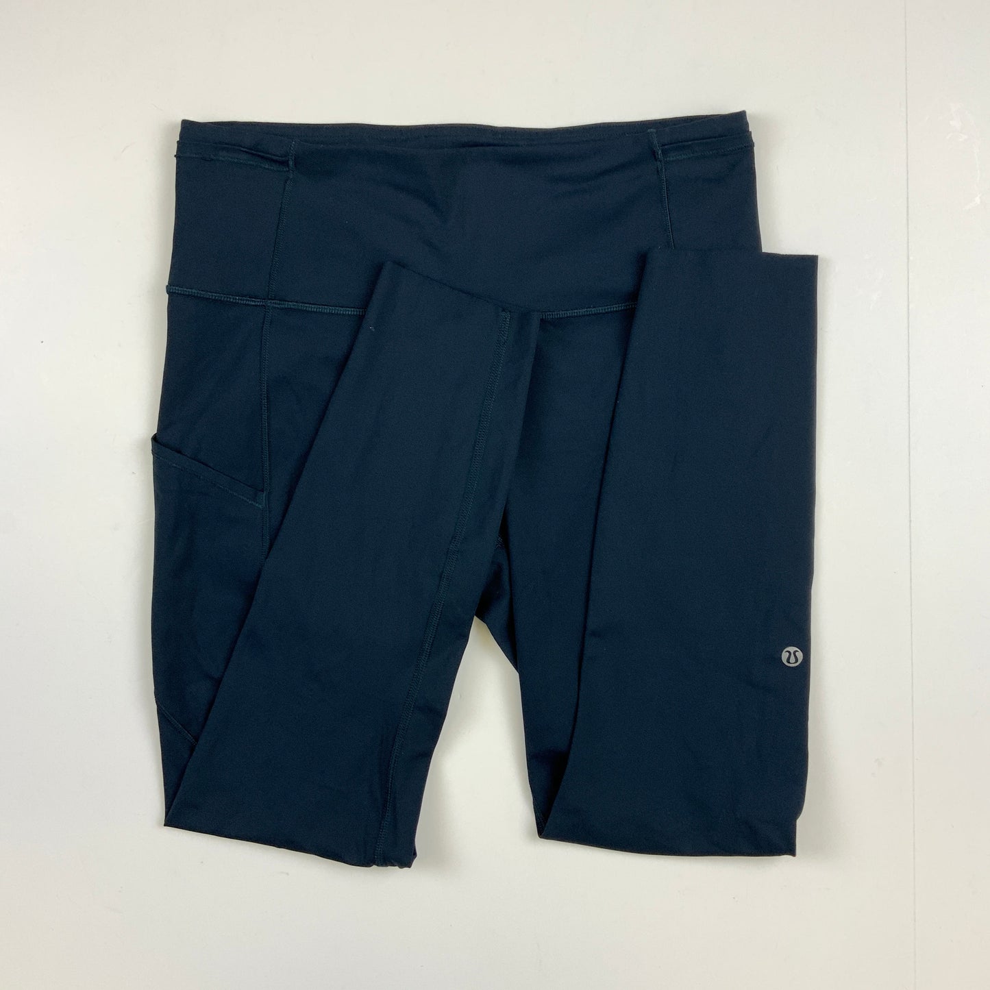 Athletic Leggings By Lululemon In Navy, Size: 8