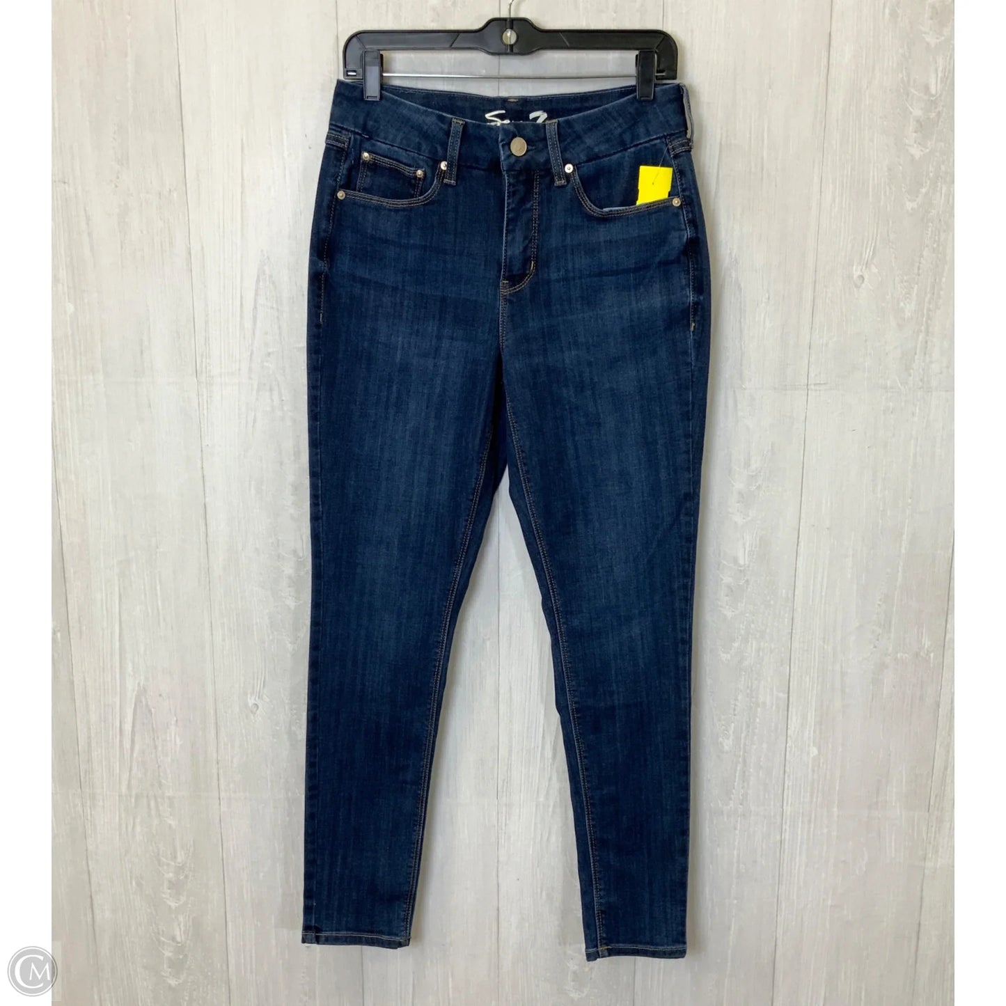 Jeans Skinny By Seven 7 In Blue, Size: 6