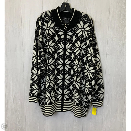 Jacket Other By Lane Bryant In Black & White, Size: 4x