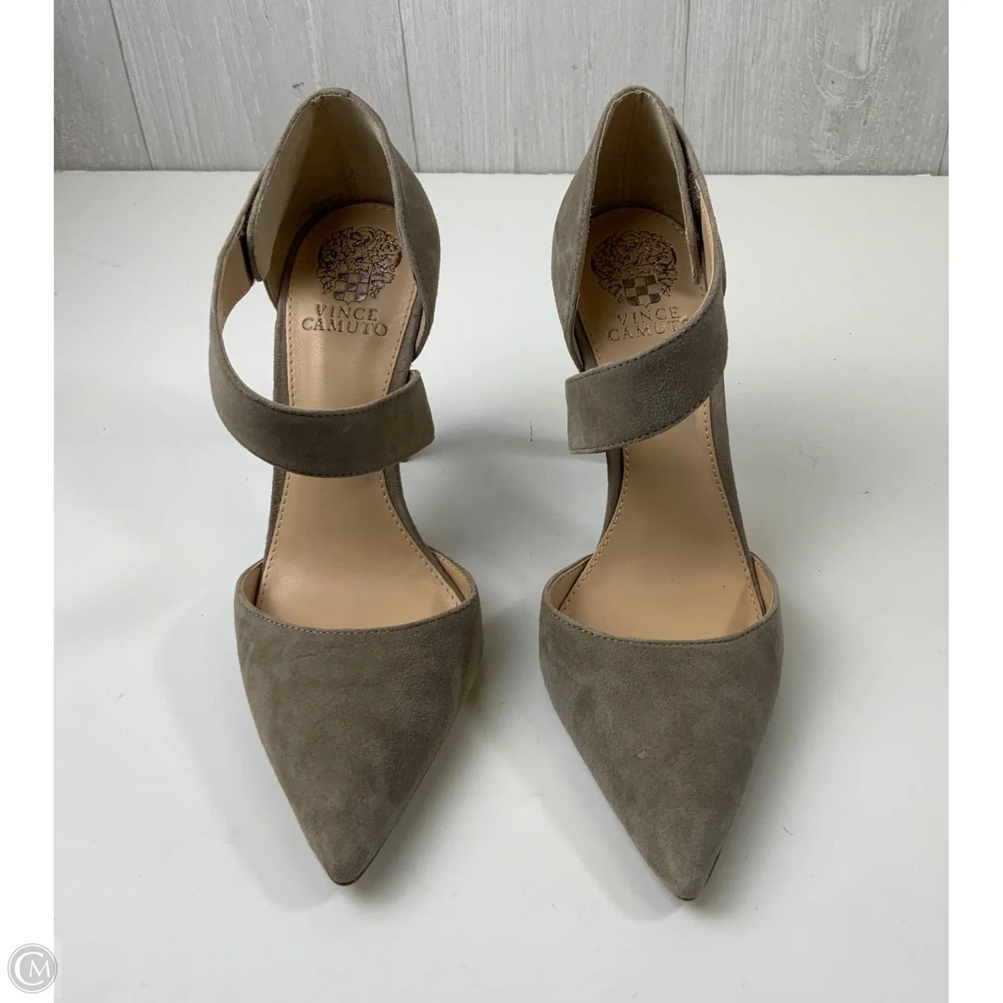 Shoes Heels Stiletto By Vince Camuto In Taupe, Size: 8.5