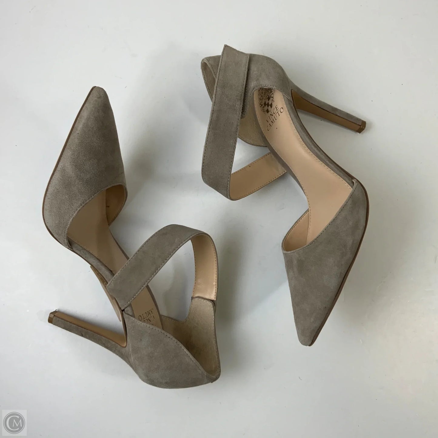 Shoes Heels Stiletto By Vince Camuto In Taupe, Size: 8.5