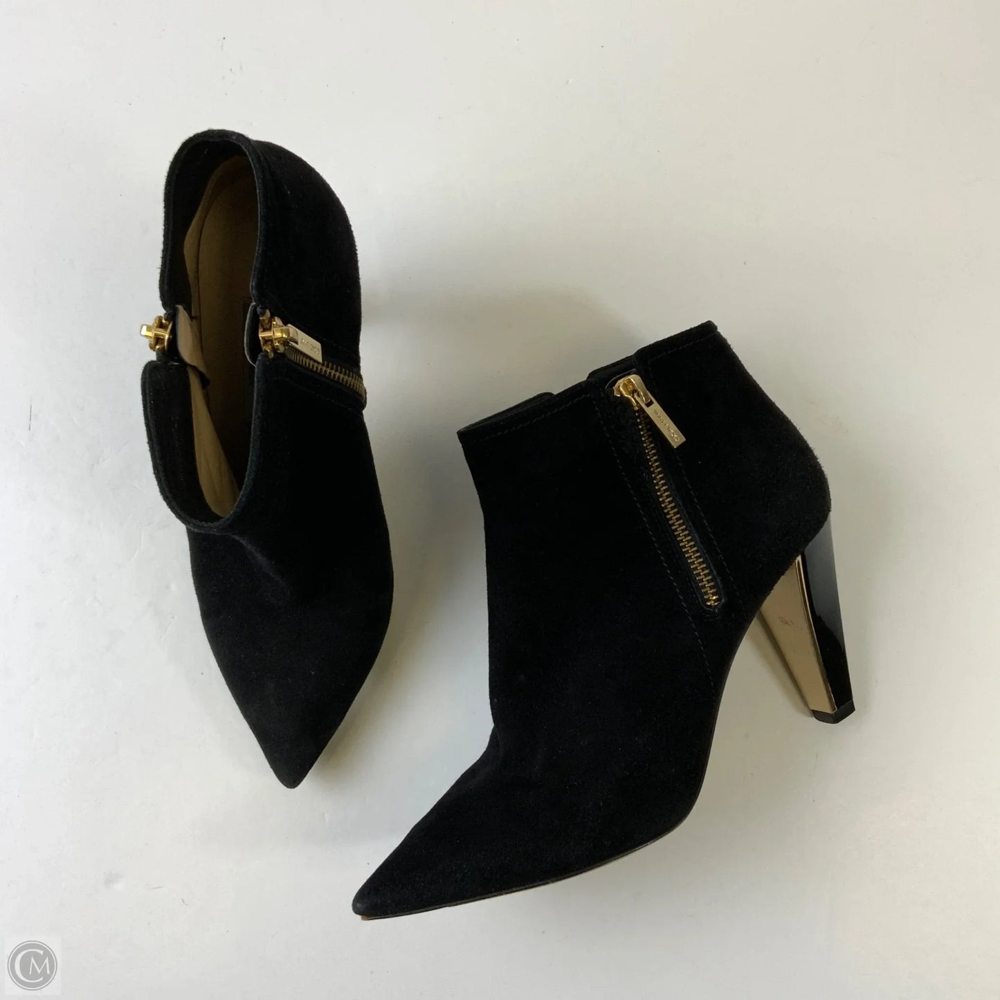 Boots Luxury Designer By Jimmy Choo In Black, Size: 9