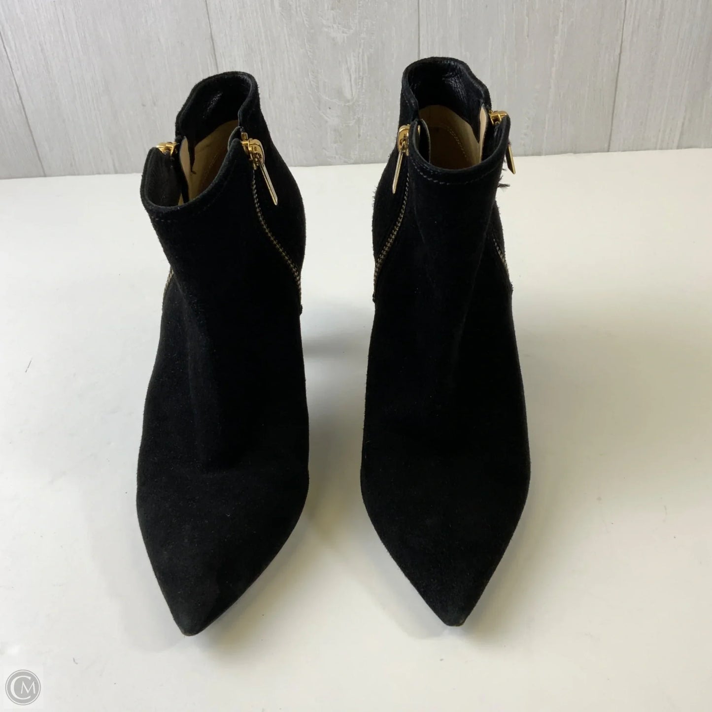 Boots Luxury Designer By Jimmy Choo In Black, Size: 9