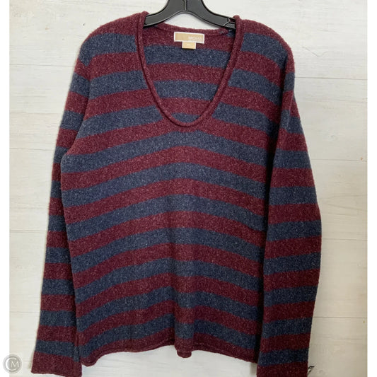 Sweater By Michael By Michael Kors In Striped Pattern, Size: Xl