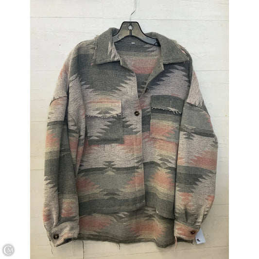 Jacket Other By Clothes Mentor In Grey, Size: L