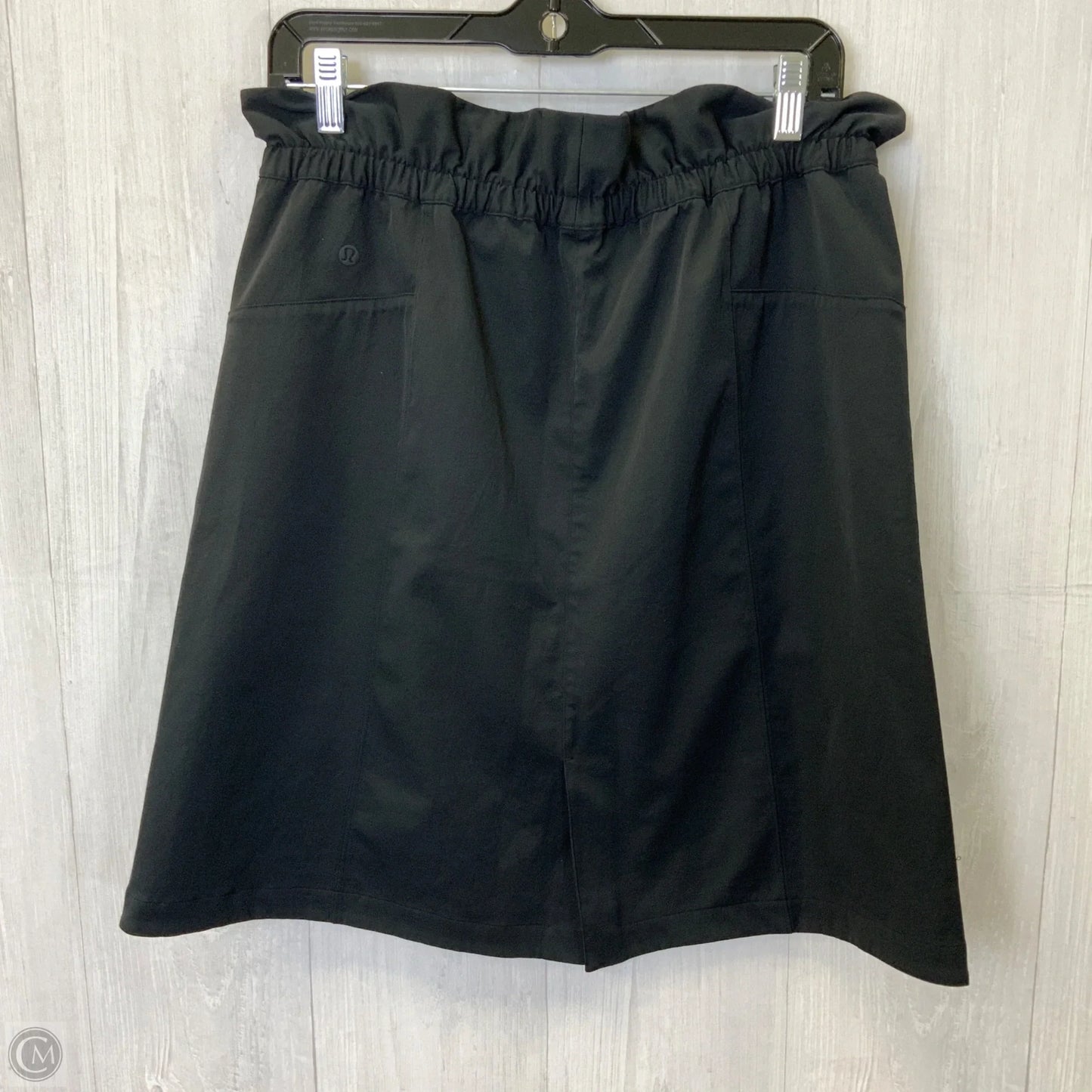 Athletic Skirt By Lululemon In Black, Size: 10