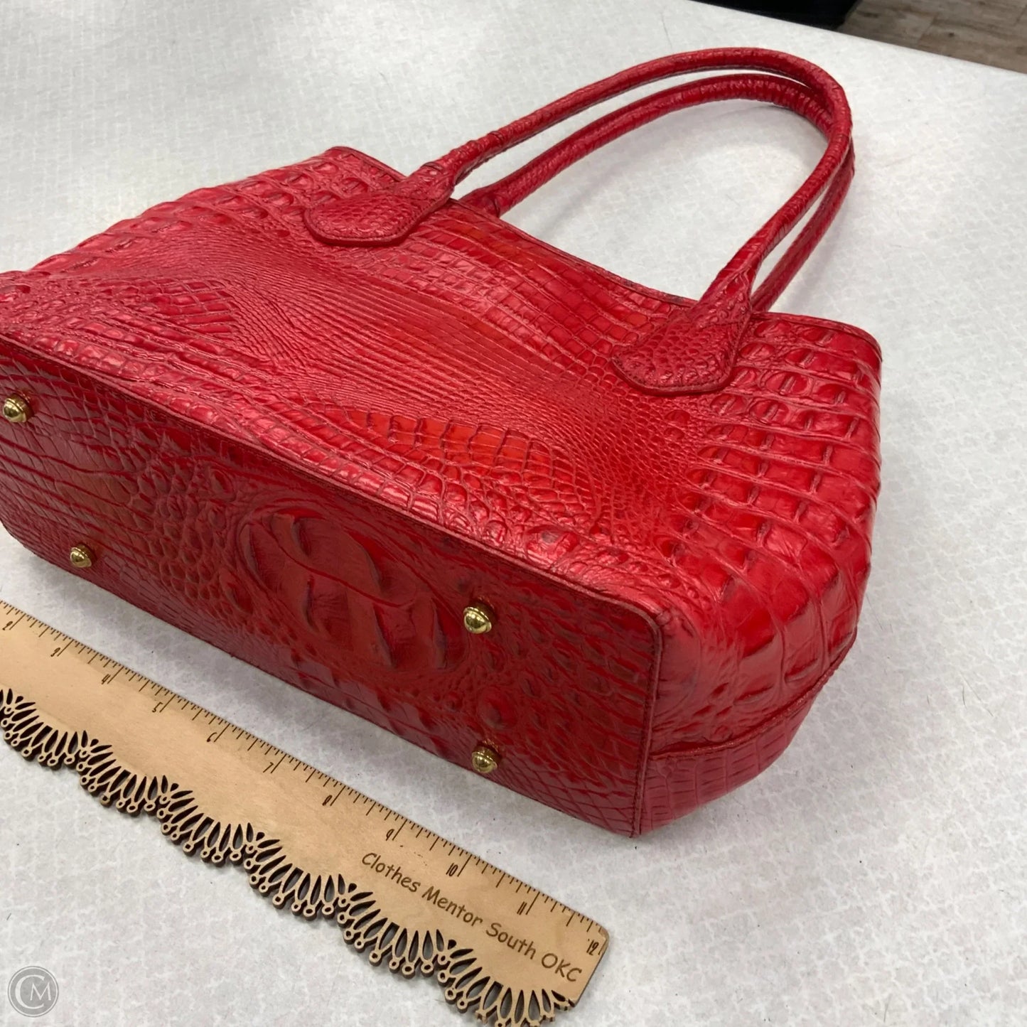 Handbag Designer By Brahmin, Size: Small