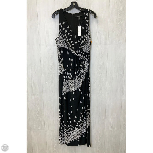 Dress Casual Maxi By White House Black Market In Black, Size: L