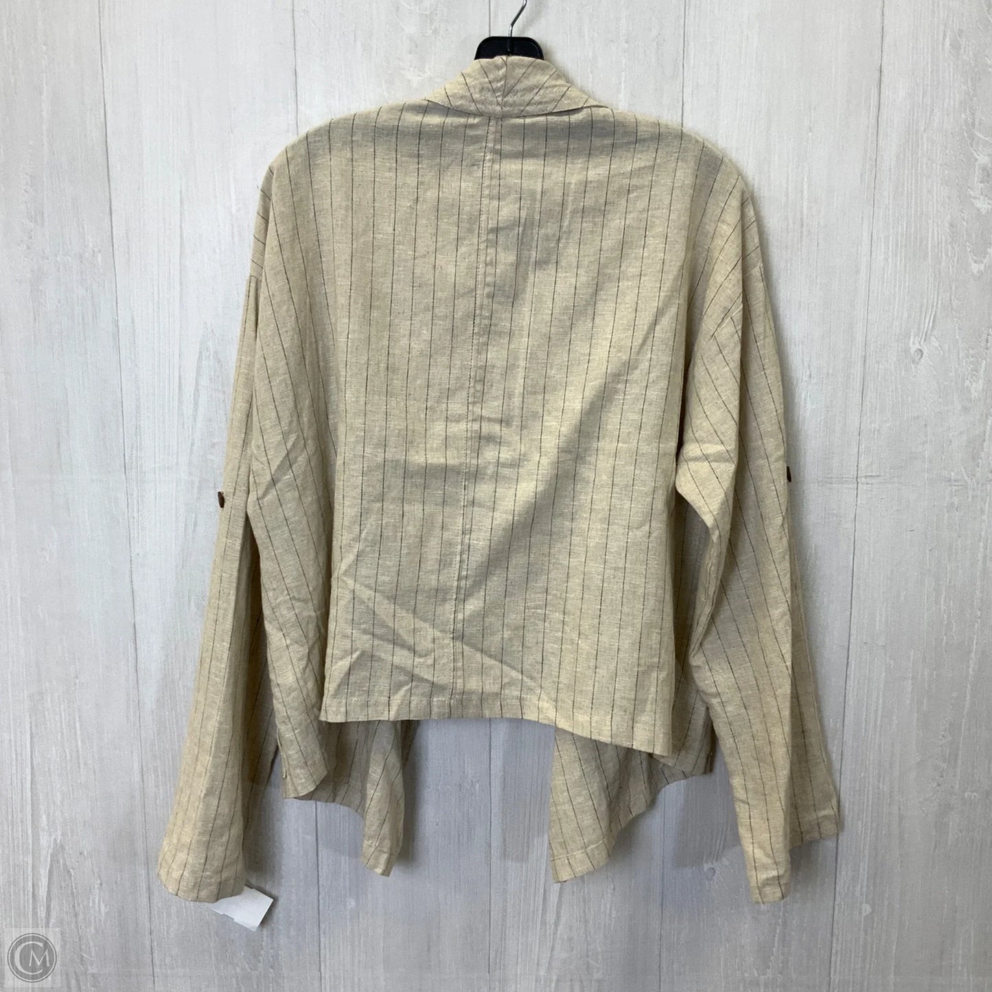 Blazer By Max Studio In Cream, Size: L