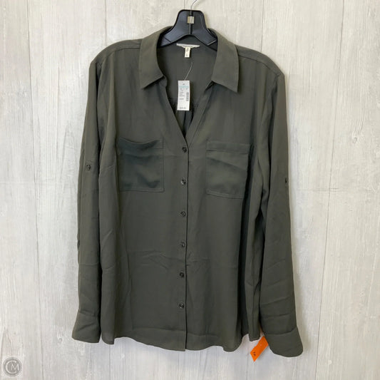 Top Long Sleeve By Maurices In Grey, Size: L