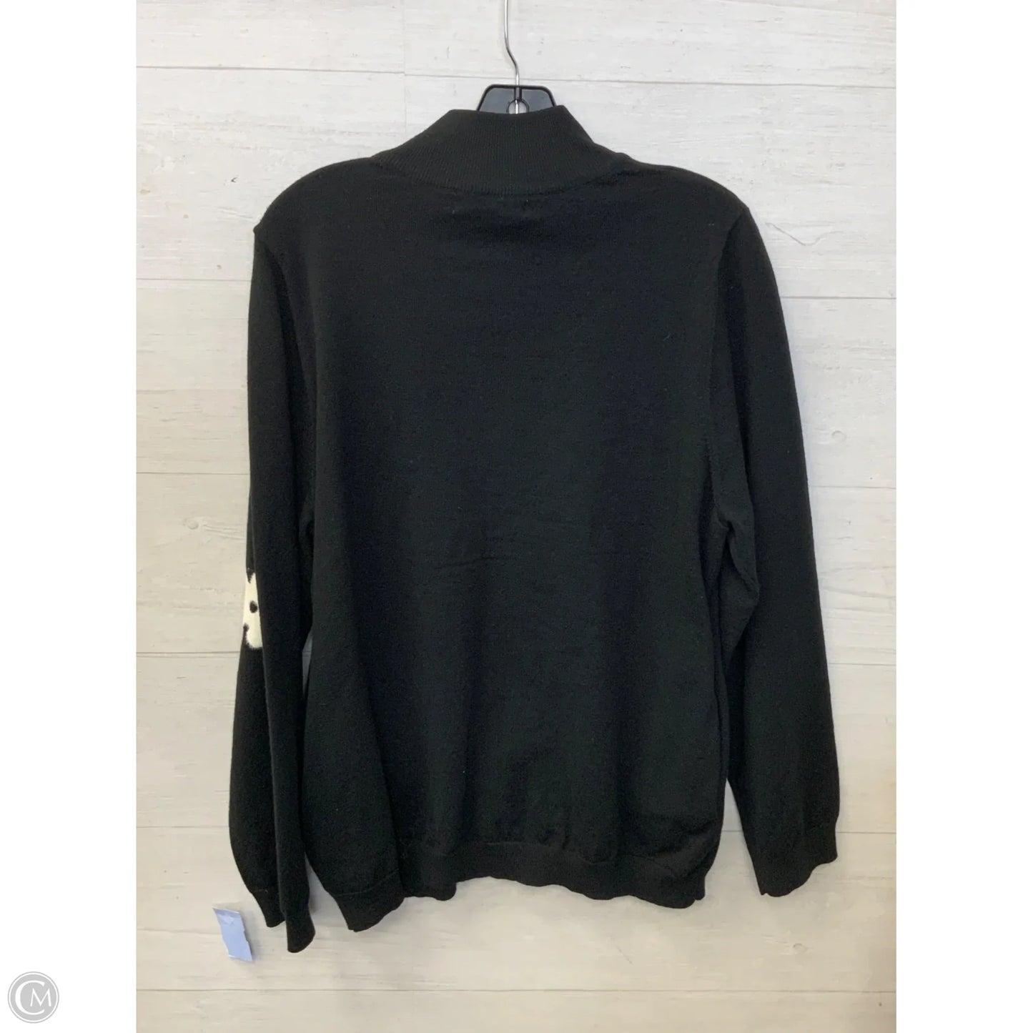 Sweatshirt Collar By Clothes Mentor In Black, Size: Xl