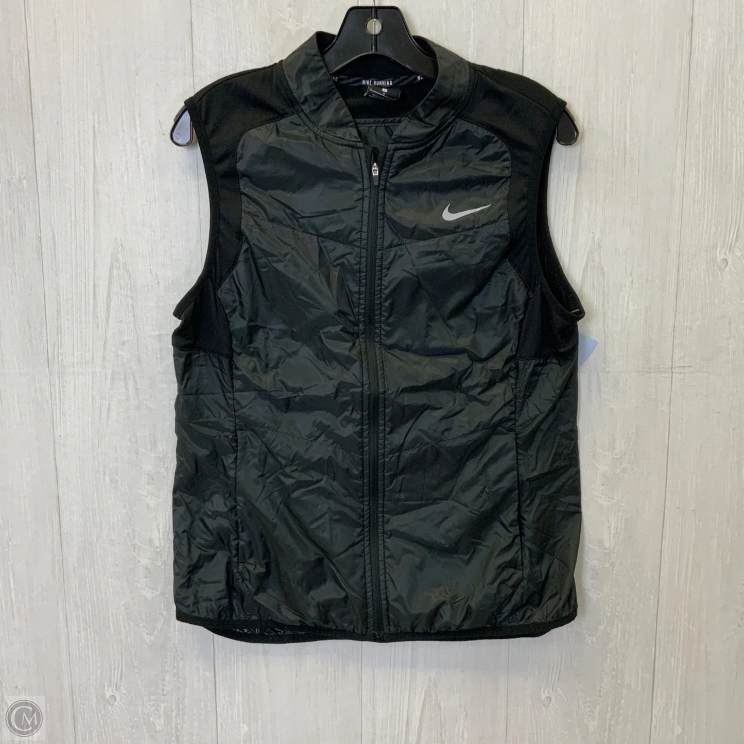 Vest Puffer & Quilted By Nike In Black, Size: L