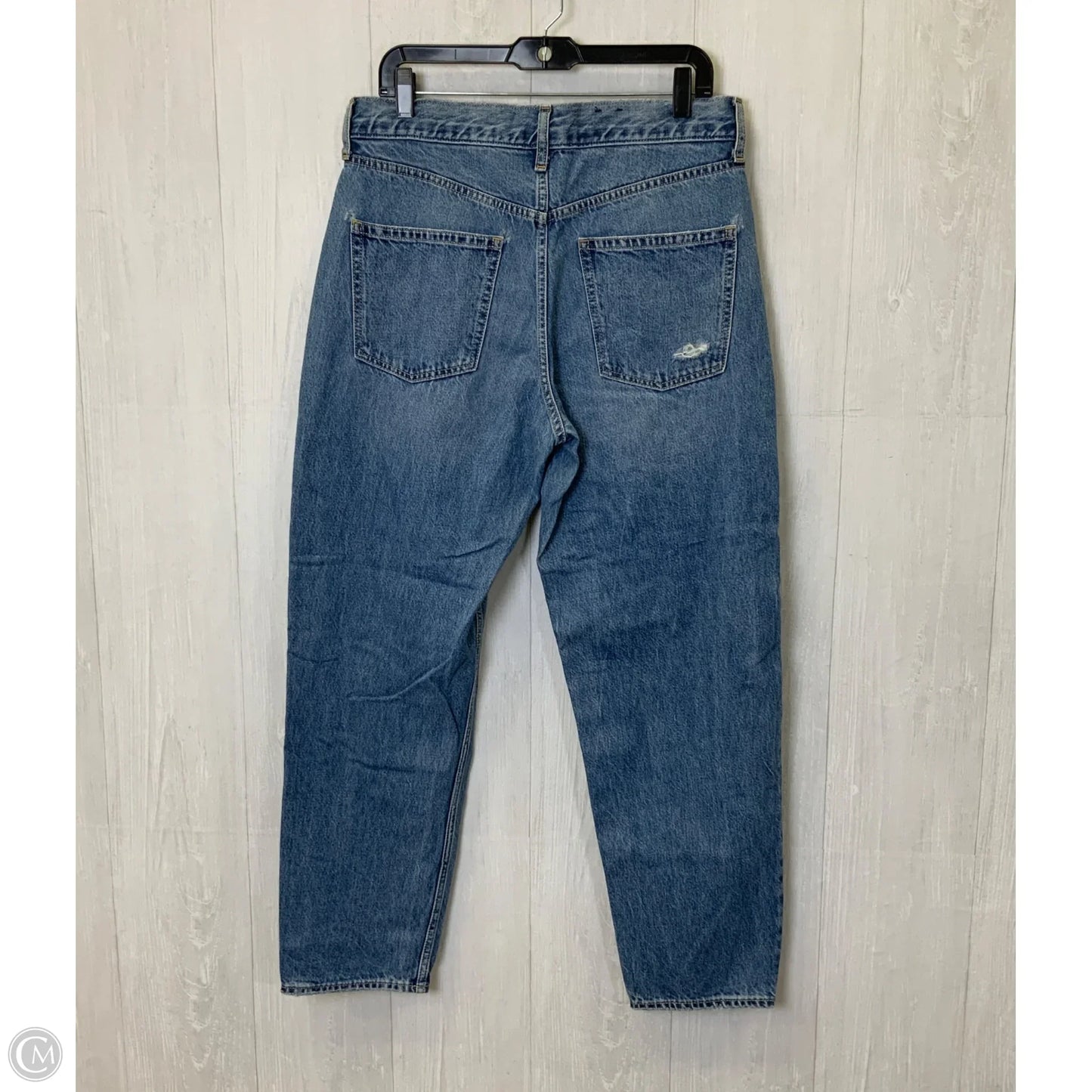 Jeans Wide Leg By Gap In Blue Denim, Size: 10