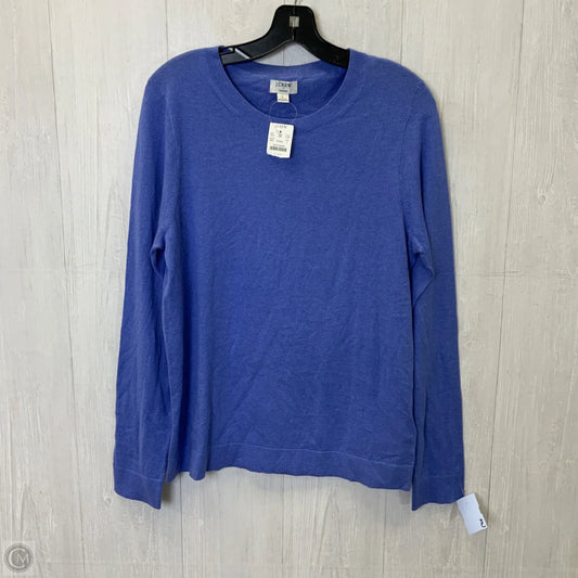 Top Long Sleeve By J. Crew In Blue, Size: L