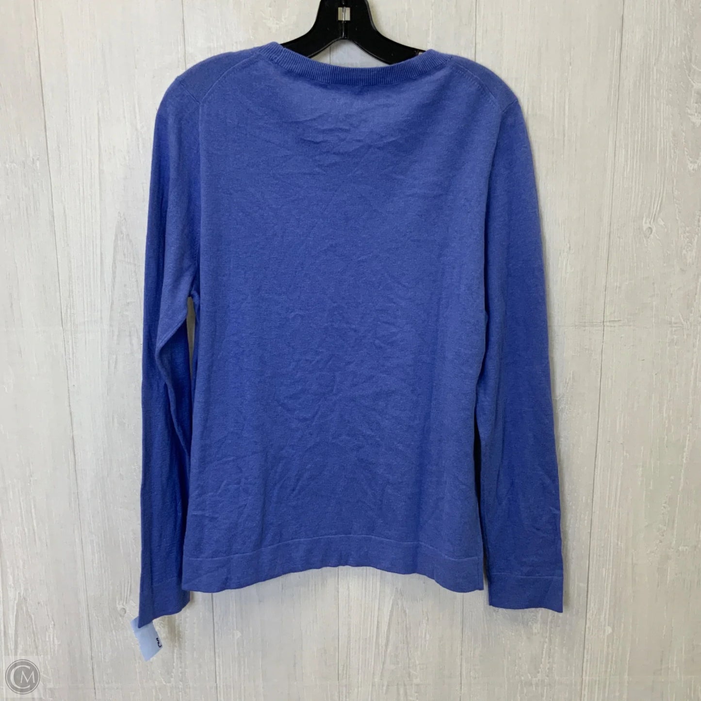 Top Long Sleeve By J. Crew In Blue, Size: L