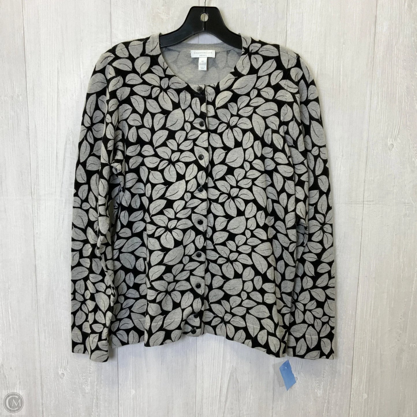 Cardigan By Charter Club In Grey, Size: XL